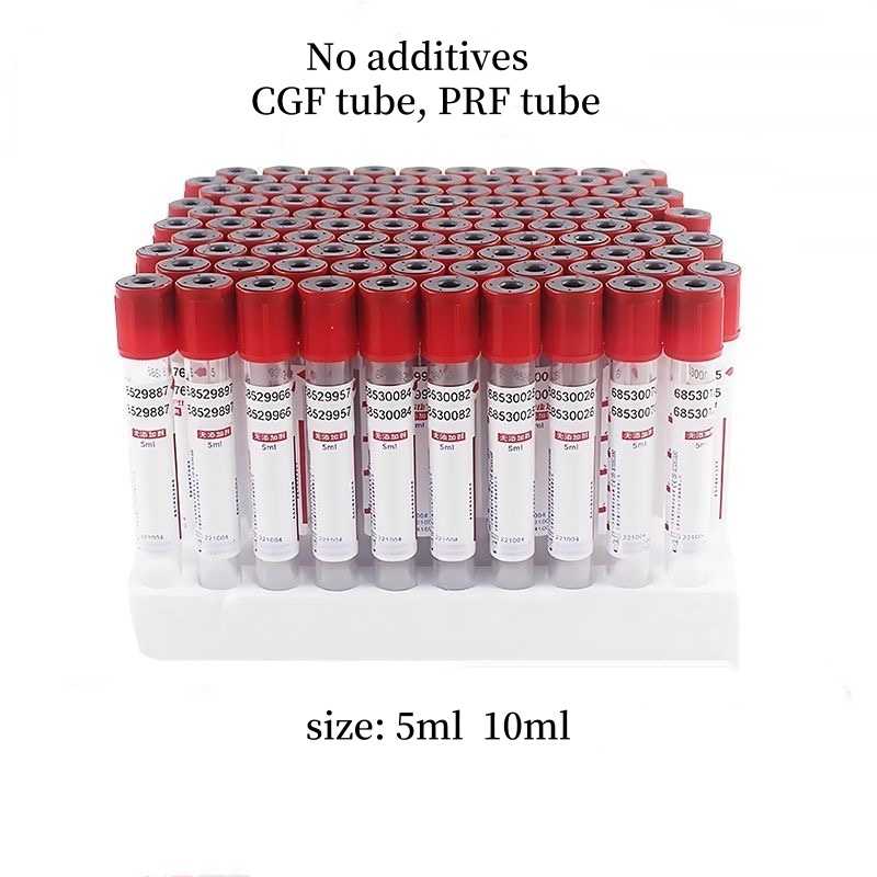 Medical Lab Blood Test - Disposable Sterile Red Top Blood Collection