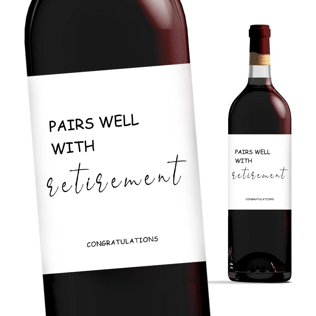 Medical Label - 4PCS Funny Wine Bottle Labels, Wine