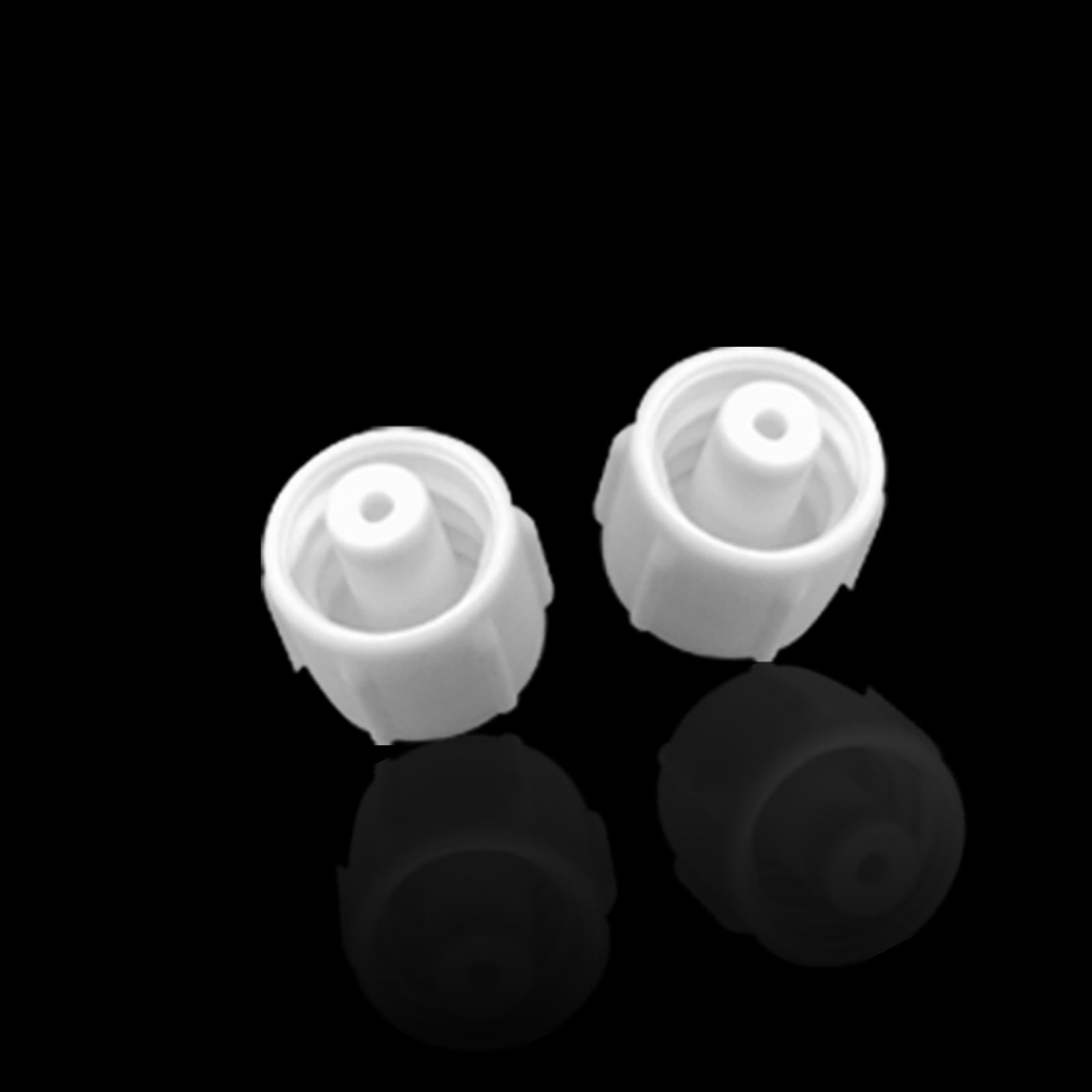 Medical Lab Usa - 500pcs Male Luer Caps Hole for