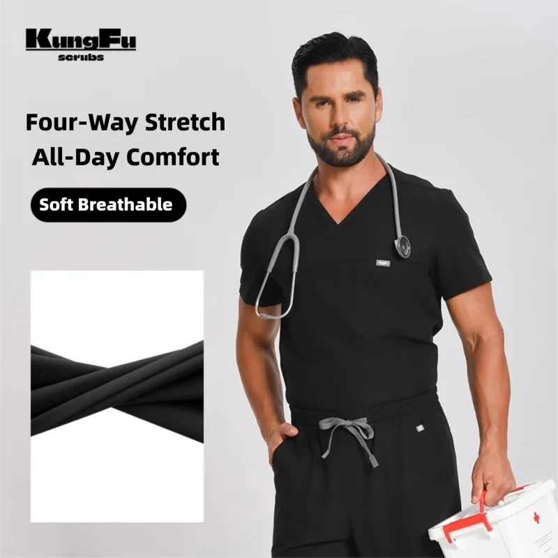 KUNGFU SCRUBS Men Surgical Uni - Medical Lab Uniform review and price