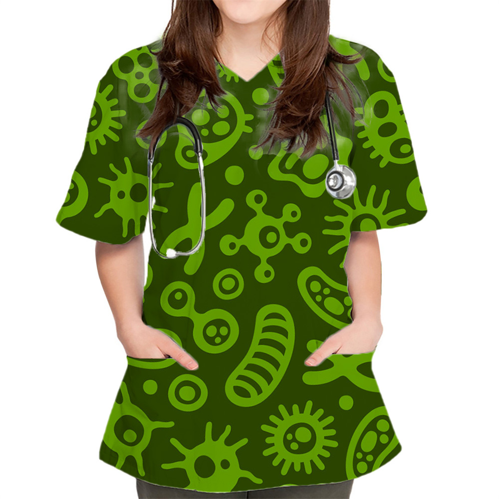 New Women Tops Bacteriogram Pr - Medical Lab Uniform review and price