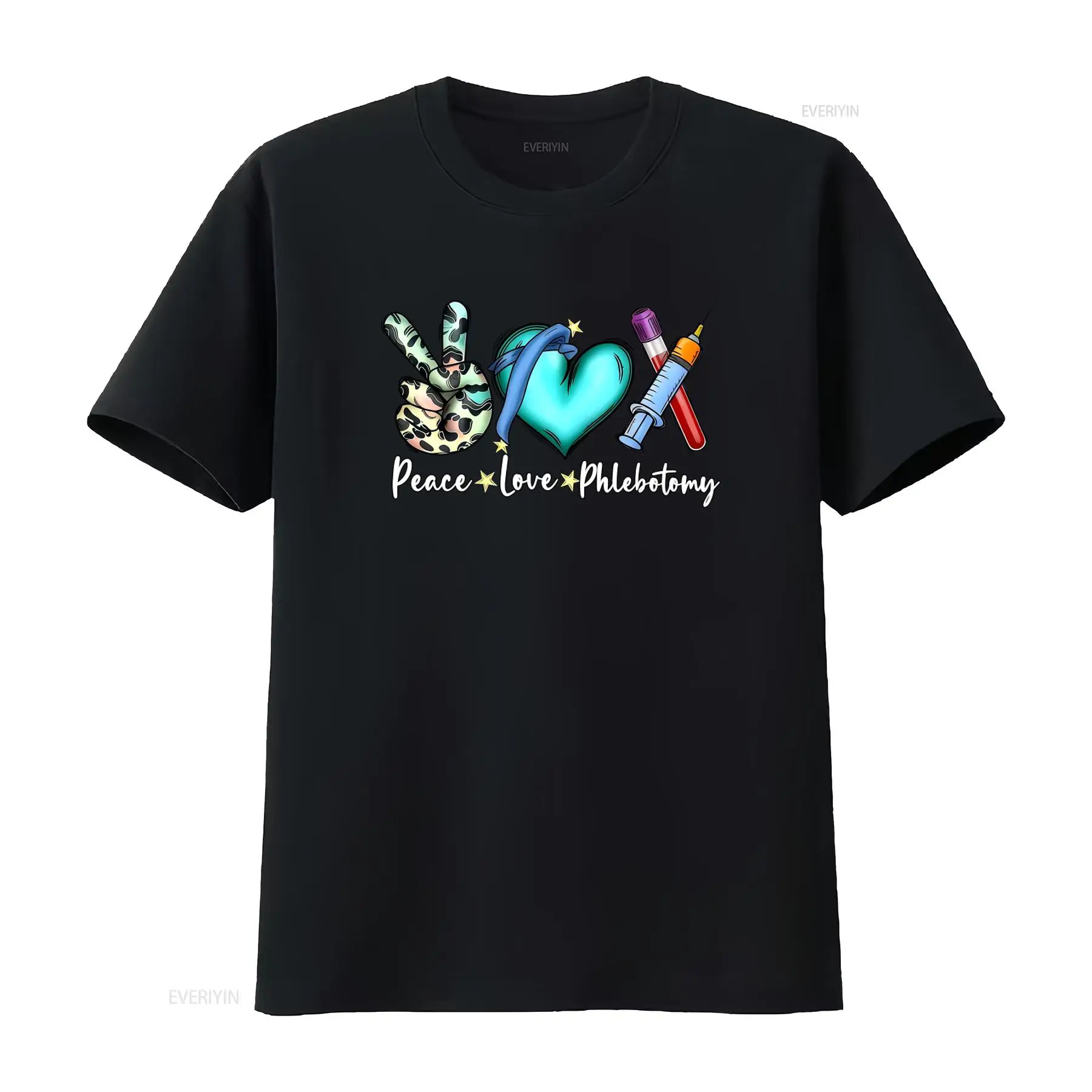 Peace Love Phlebotomy T Shirt  - Medical Lab Technologist review and price