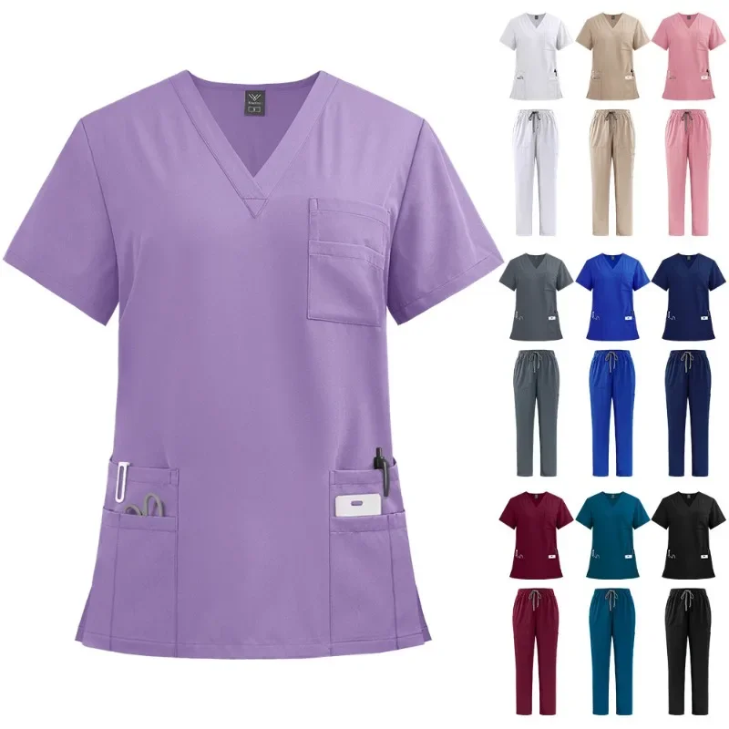 Classic New Nurse Scrubs Set M - Medical Lab Uniform review and price
