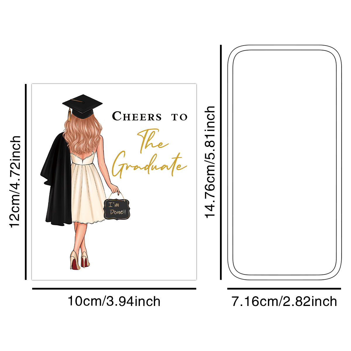 4pcs Graduation Wine Bottle St - Medical Label review and price