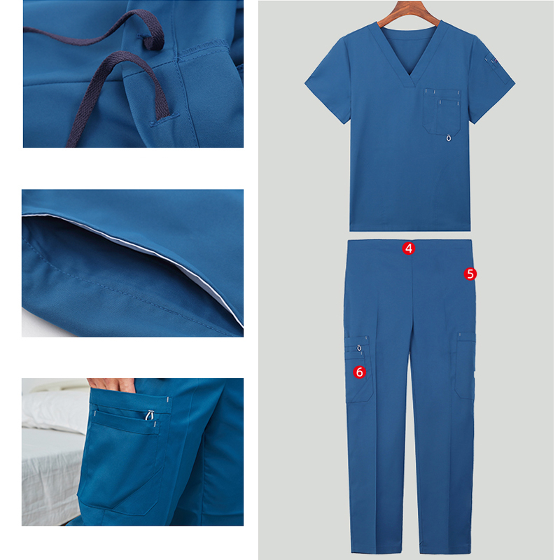 Scrub Set Uniform Nurse Workwe - Medical Lab Uniform review and price