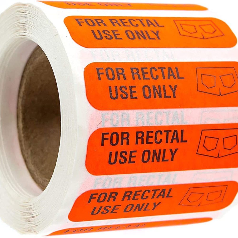 Medical Rectal Only Adhesive L - Medical Label review and price