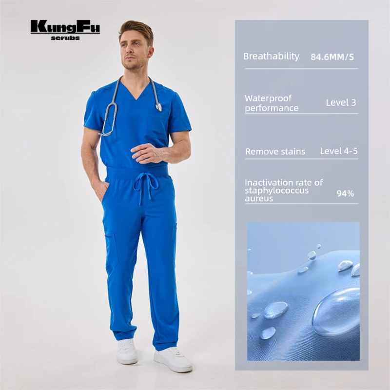 KUNGFU SCRUBS Mens Uniforms Me - Medical Lab Uniform review and price
