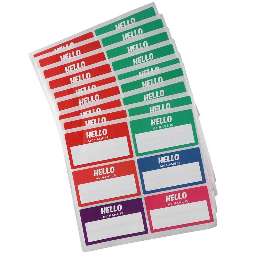 10 Sheets Hello My Name is Nam - Medical Label review and price