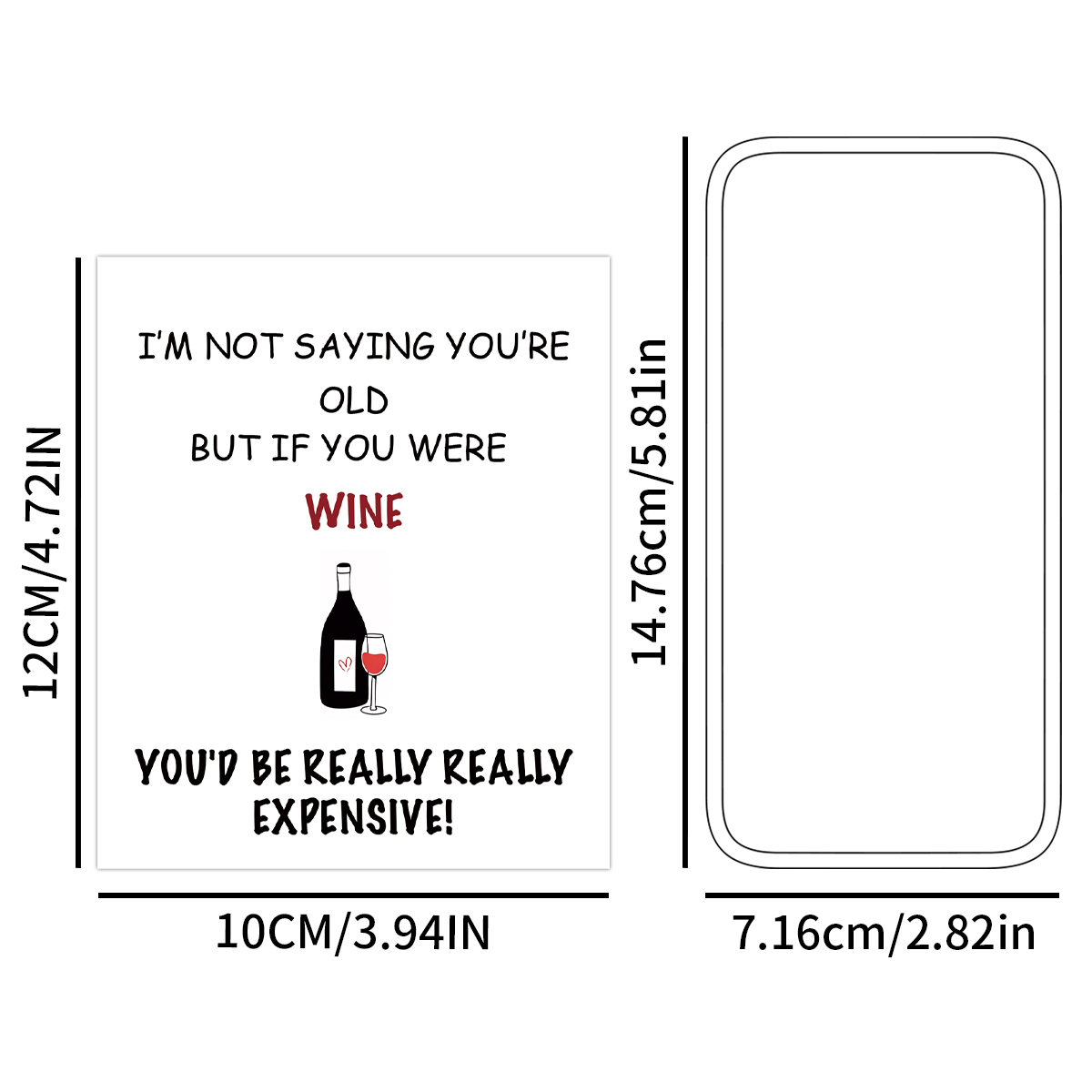 4pcs Funny Wine Bottle Label,  - Medical Label review and price